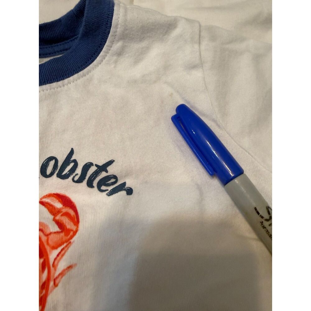 Janie and Jack Boys 2T Lobster Beach Club Shirt Shorts Set Coastal Preppy Blue